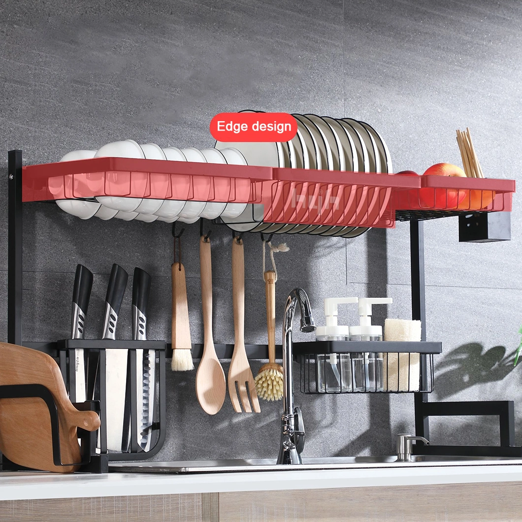 Multi-Function Wall Mounted Shelf Hanging Aluminium Wall Storage Kitchen Rack Storage Spice Rack